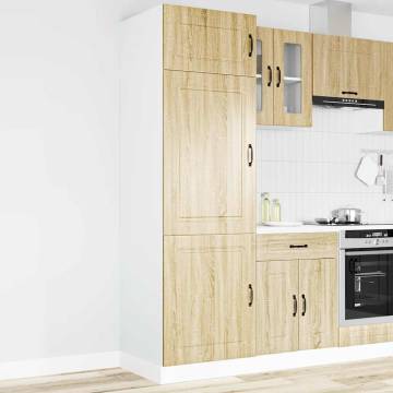 Kalmar Sonoma Oak Kitchen Cupboard - Durable & Stylish Storage