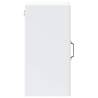 Kalmar High Gloss White Kitchen Wall Cabinet | HipoMarket UK