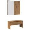 Hallway Furniture Set - Artisan Oak Engineered Wood