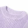 Kids' Sweater Vest Knitted Light Lilac Size 140 | HipoMarket