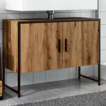 Bathroom Sink Cabinet Artisan Oak - 80x33x60 cm | HipoMarket