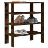  Shoe Rack Smoked Oak 61x32x70 cm Engineered Wood Colour smoked oak Quantity in Package 1 Height 70 cm Number of 