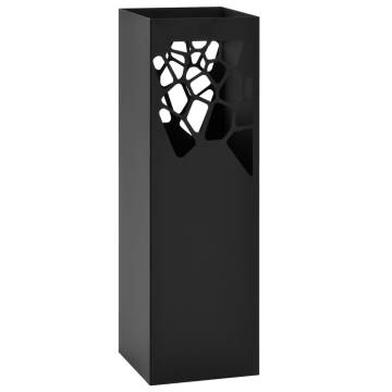 Stylish Black Steel Umbrella Stand | Durable & Practical Design