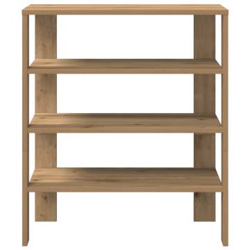 Shoe Rack Artisan Oak 61x32x70 cm - Durable & Stylish Storage