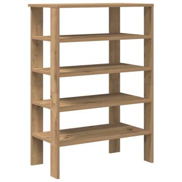 Shoe Rack Artisan Oak - Stylish & Durable Storage Solution