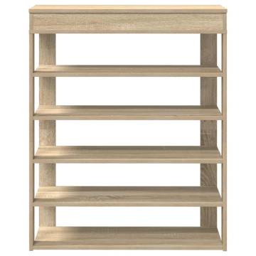 Shoe Rack Sonoma Oak 80x30x98 cm - Stylish & Space-Saving