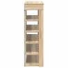 Shoe Rack Sonoma Oak 80x30x98 cm - Stylish & Space-Saving