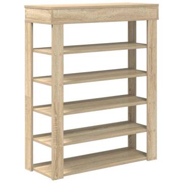 Shoe Rack Sonoma Oak 80x30x98 cm - Stylish & Space-Saving