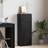 Stylish Black Oak Bookcase - Perfect Home Storage Solution