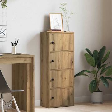 Bookcase Artisan Oak 40x24x102 cm - Stylish & Durable Storage