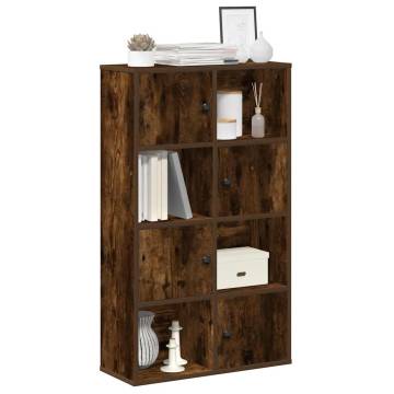 Stylish Smoked Oak Bookcase - 60x24x101.5 cm | HipoMarket