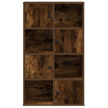 Stylish Smoked Oak Bookcase - 60x24x101.5 cm | HipoMarket