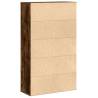 Stylish Smoked Oak Bookcase - 60x24x101.5 cm | HipoMarket