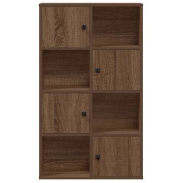 Stylish Brown Oak Bookcase - 60x24x101.5 cm | HipoMarket