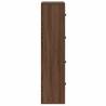 Stylish Brown Oak Bookcase - 60x24x101.5 cm | HipoMarket