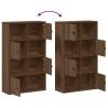 Stylish Brown Oak Bookcase - 60x24x101.5 cm | HipoMarket