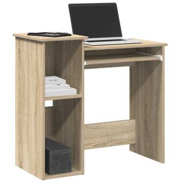 Desk with Shelves Sonoma Oak - Practical & Stylish Design