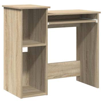 Desk with Shelves Sonoma Oak - Practical & Stylish Design