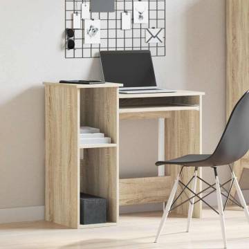 Desk with Shelves Sonoma Oak - Practical & Stylish Design