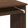 Brown Oak Desk with Shelves - Stylish & Practical | HipoMarket