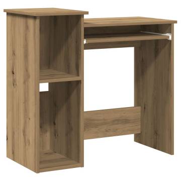 Desk with Shelves - Artisan Oak, 84x40x78 cm | HipoMarket