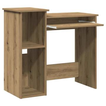 Desk with Shelves - Artisan Oak, 84x40x78 cm | HipoMarket