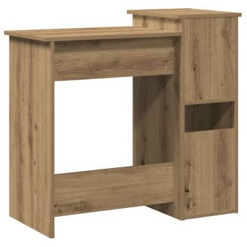 Desk with Shelves - Artisan Oak, 84x40x78 cm | HipoMarket