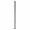 Garden Fence Posts 10 pcs Silver 260 cm Galvanised Steel