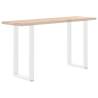 U-Shaped Coffee Table Legs - White Steel (40x90-91 cm) - 2 pcs