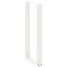 U-Shaped Coffee Table Legs - White Steel | 40x(100-101) cm