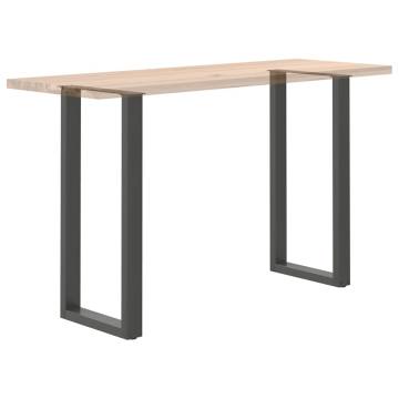 U-Shaped Coffee Table Legs - Anthracite, Steel, 50x(100-101) cm