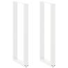  Coffee Table Legs U-Shaped 2 pcs White 40x(110-111) cm Steel Colour white Size 40 x (110-111) cm Quantity in Package 2 Number of 1 