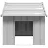 Durable Galvanised Steel Dog House with Roof - 83x130x85 cm