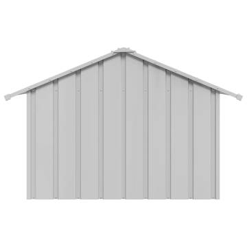 Durable Galvanised Steel Dog House with Roof - 83x130x85 cm