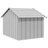 Durable Galvanised Steel Dog House with Roof - 83x130x85 cm