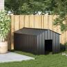 Durable Galvanised Steel Dog House with Roof - 114x202x101 cm