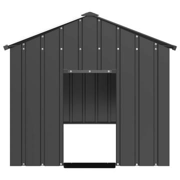 Durable Galvanised Steel Dog House with Roof - 114x202x101 cm