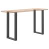 U-Shaped Coffee Table Legs - Anthracite Steel, 50x(90-91) cm