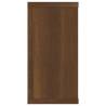 Wall Cube Shelves - 4 pcs Brown Oak | HipoMarket