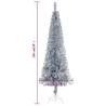 Slim Christmas Tree Silver 150 cm - Elegant Holiday Decor