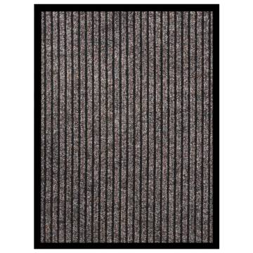 Doormat Striped Beige 40x60 cm - Durable & Stylish