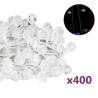 Globe Fairy String Lights 40m - 400 Colourful LEDs & 8 Functions