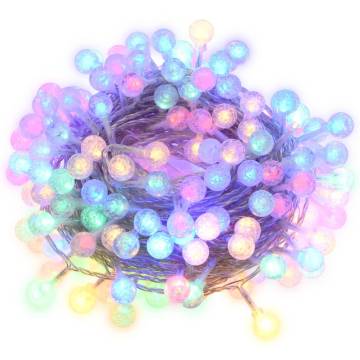 Globe Fairy String Lights 40m - 400 Colourful LEDs & 8 Functions