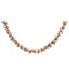 Rose Gold Christmas Balls Garland - 175 cm Shatterproof Decor