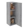 Stylish 2 pcs TV Cabinets in Grey Sonoma - Practical Storage