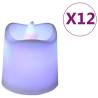 Flameless Electric Tea Lights 12 pcs - Colourful LED Candles