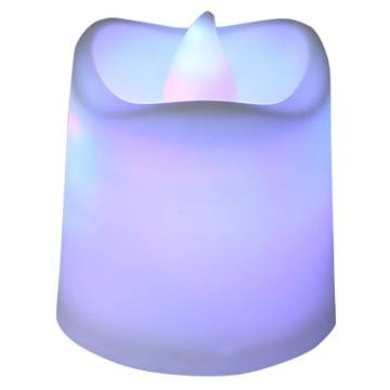 Flameless Electric Tea Lights 12 pcs - Colourful LED Candles