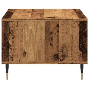 Elegant Old Wood Coffee Table | 60x50x36.5 cm | Hipomarket