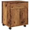 Rolling Cabinet Old Wood - 45x38x54 cm | Stylish Storage Solution