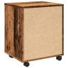 Rolling Cabinet Old Wood - 45x38x54 cm | Stylish Storage Solution